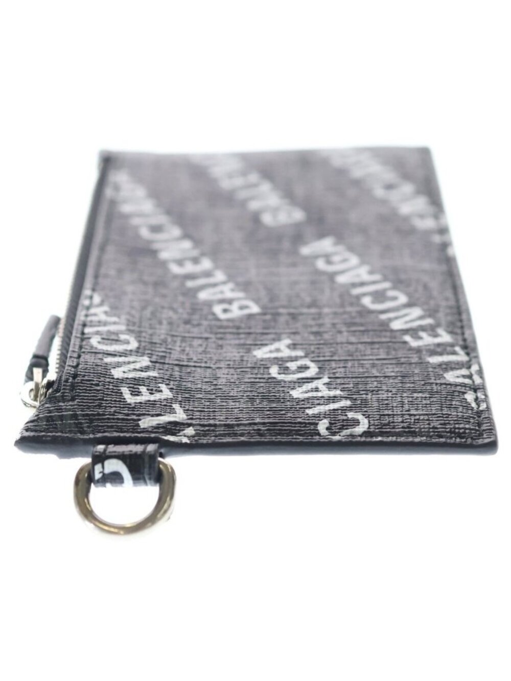 Balenciaga Logo Print Card Case Black - Picture 3 of 6